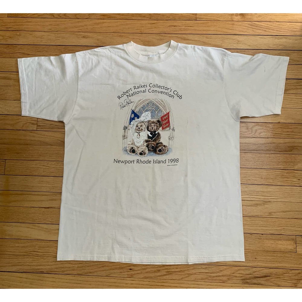 Vintage Robert Raikes Collector’s Club Signed T-Shirt -  XXL